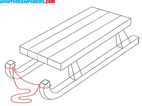 How to Draw a Sled - Easy Drawing Tutorial For Kids