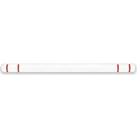 Crowd Control | Overhead Clearance Bars | Height Guard™ Clearance Bar, 7"D x 120"L, White w/Red ...