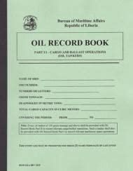 Liberian MARPOL Annex I - Oil Record Book (Part II) - All Ships (1 set