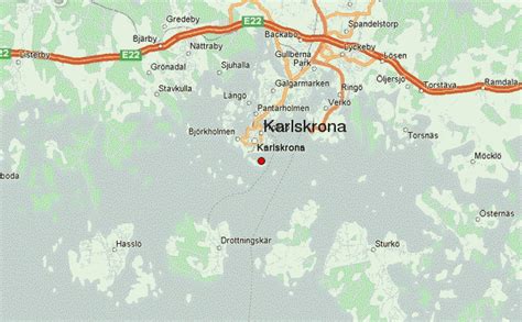 Karlskrona Sweden Map - TravelsFinders.Com