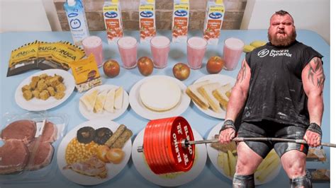 Eddie "The Beast" Hall explains his 12,500 calorie Strongman diet! 😱 ...