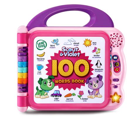 LeapFrog Learning Friends 100 Words Book,Pink - Walmart.com - Walmart.com