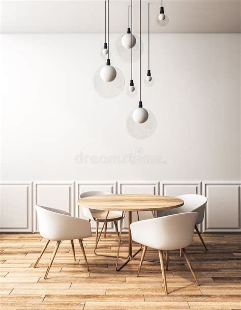 Contemporary Classic Cafe Interior Stock Illustration - Illustration of ...