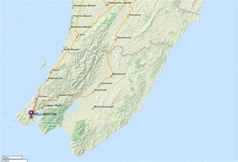 Wellington Map and Wellington Satellite Image | Satellite image, City maps, Wellington city