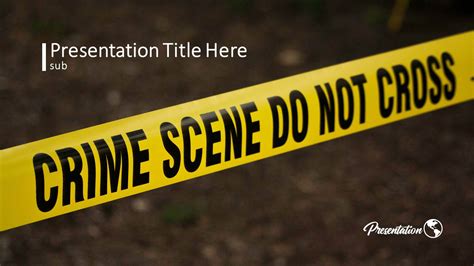 Crime Scene Report Google Slides Themes and PowerPoint Template ...