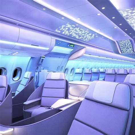 Futuristic Plane Interior