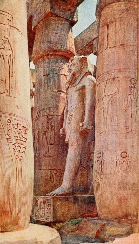 Statue of Ramses II, Luxor Temple. Ancient People, Ancient Cities ...