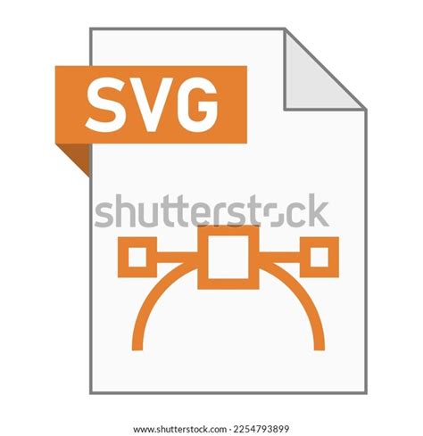 Modern Flat Design Svg File Icon Stock Vector (Royalty Free) 2254793899 ...