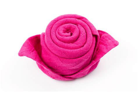 How to Make a Beautiful Origami Napkin Rose