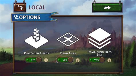 Options - Carcassonne Tiles and Tactics | Interface In Game