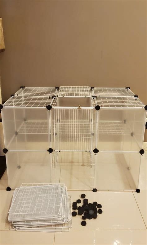 Transparent Pet Cage Fence DIY (Cat, dog, small animals), Pet Supplies ...