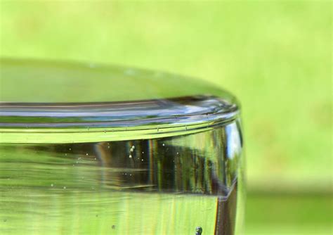 Surface Tension | A glass of water about to spill. That is t… | Flickr ...