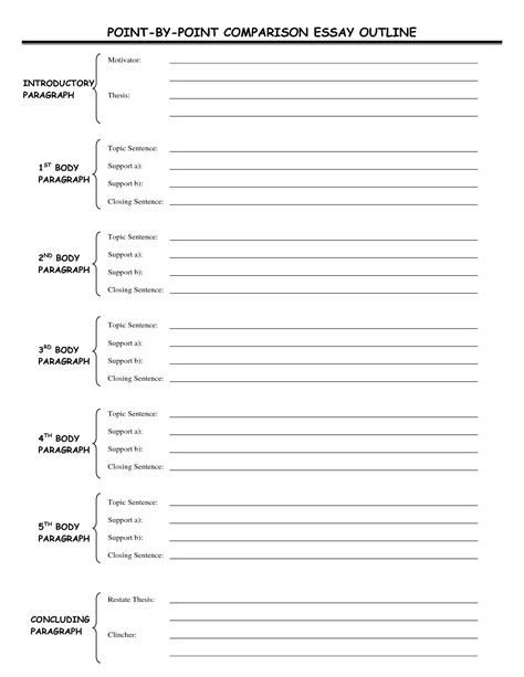 How To Create A Paragraph Outline - Free Sample, Example & Format Templates - Free Sample ...