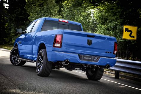 2018 Ram 1500 Hydro Blue Sport rear three quarter view - UTV Sports