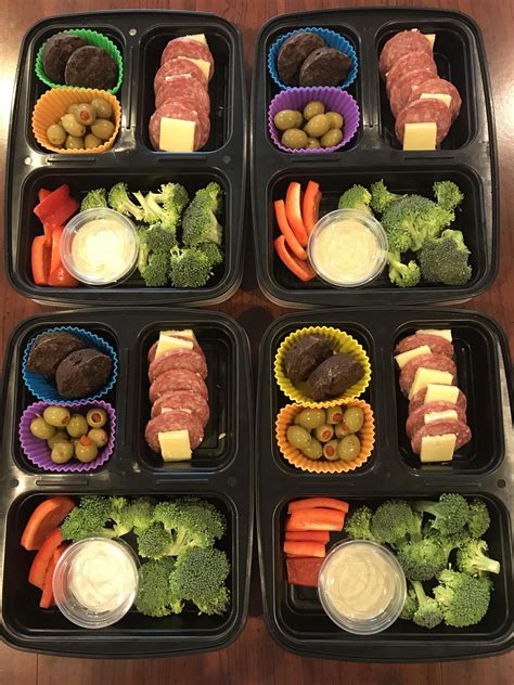 I made my "adult lunchable" keto-friendly! Healthy Lunch Meal Prep, Keto Lunch Ideas, Keto Meal ...