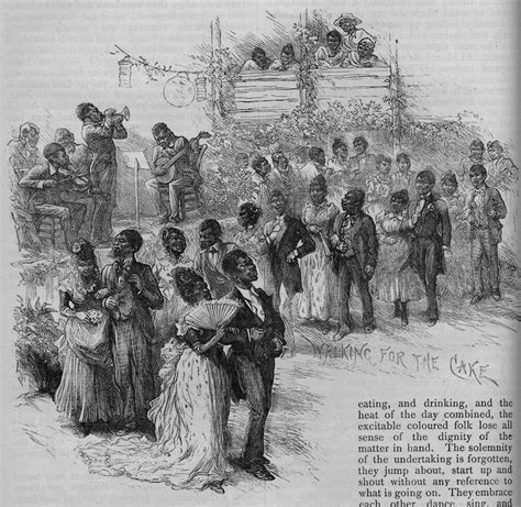 “Walking for the Cake” – African American cakewalk (Leisure Hour 38, 1889) Step Dancing ...