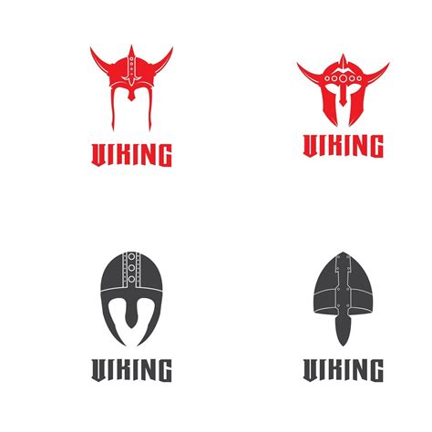 Viking helmet logo design vector template 2533548 Vector Art at Vecteezy