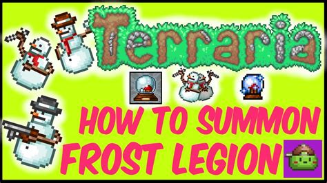 How To Summon The Frost Legion Event (Easy) In Terraria | Terraria 1.4 ...