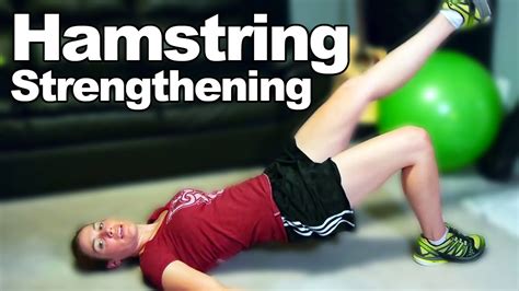 Hamstring Strengthening Exercises & Stretches - Ask Doctor Jo - YouTube