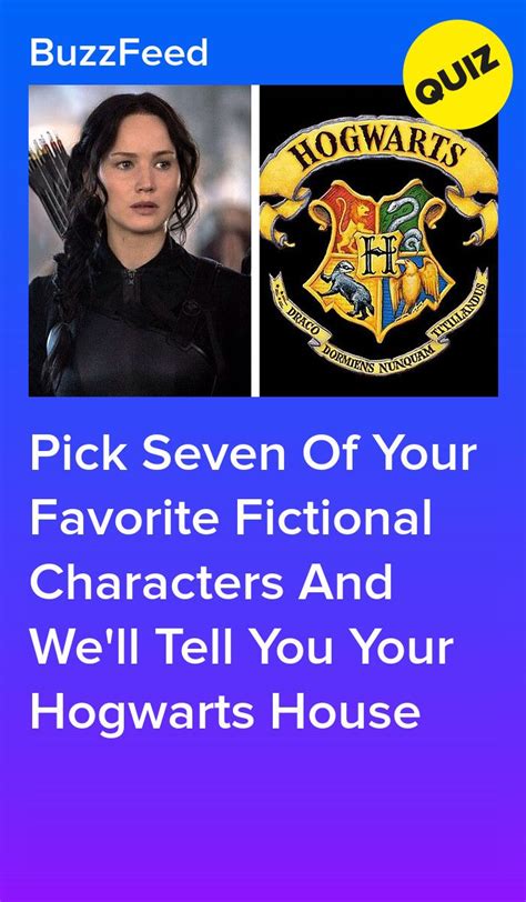 Pick Seven Of Your Favorite Fictional Characters And We'll Tell You ...