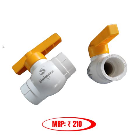 UNIWARE CPVC Ball Valve PVC 1 Inch at Rs 210/piece in Coimbatore | ID ...