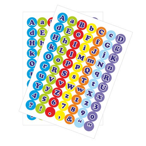 25mm Alphabet Stickers | School Stickers for Teachers