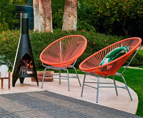 retro mid century modern patio furniture acapulco chairs orange | Interior Design Ideas