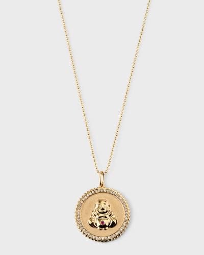 Gold Coin Pendant Necklace | Neiman Marcus