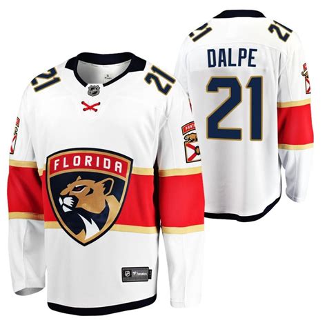 Florida Panthers Zac Dalpe 21 2023 Away Player White Jersey Jersey - Bluefink