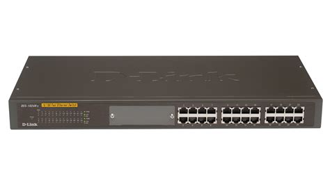 DES-1024R+ 24-Port Fast Ethernet Unmanaged Switch With Open Slot | D ...