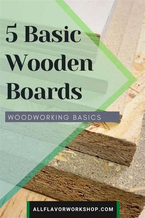 6 Basic Types of Wooden Boards (Beginners Guide 2024) | AllFlavor Workshop