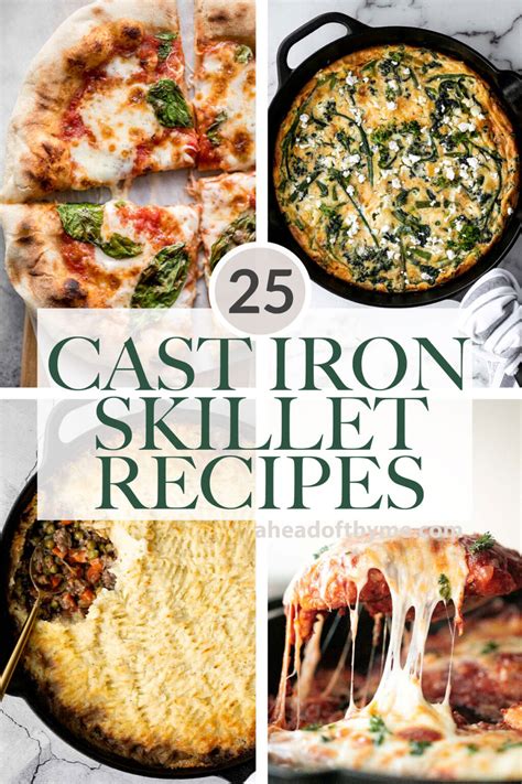 25 Cast Iron Skillet Recipes - Ahead of Thyme