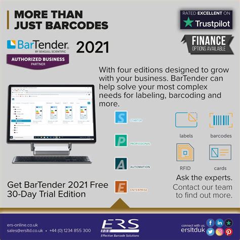 BarTender 2021 | Label design software, Label design, Label printer