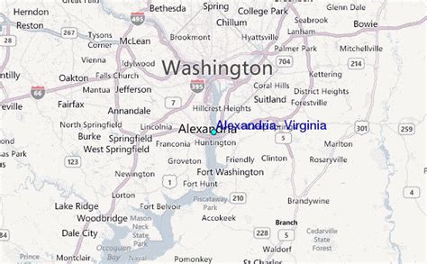 Alexandria, Virginia Tide Station Location Guide