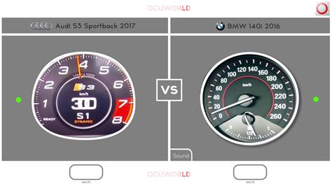 BMW 140i 2016 VS Audi S3 2017 // 0-230 km/h - YouTube