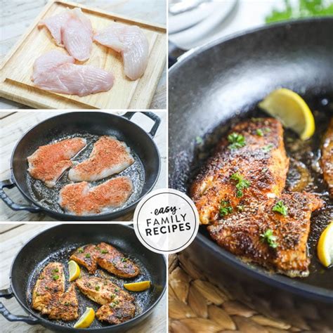 PERFECT Blackened Fish {Easy 10 min Recipe!} · Easy Family Recipes