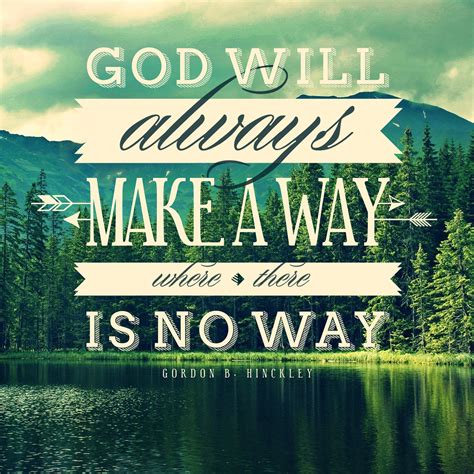 God Will Make A Way Picture Quotes - ShortQuotes.cc