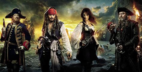 wallper POTC4 -Jack, Angelica, Blackbeard, and Barbossa - Pirates of the Caribbean Photo ...