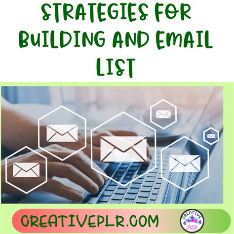 Strategies for Building an Email List - Creative PLR