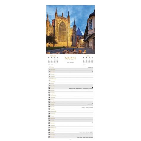 Slimline Calendar 2024 Personalised - Tommi Madelaine