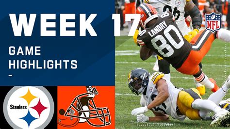 Steelers vs. Browns Week 17 Highlights | NFL 2020 - YouTube