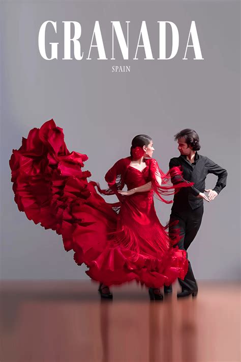 Wall Art Print | GRANADA - Spain : Flamenco dance lesson, Dresses & Show | Europosters