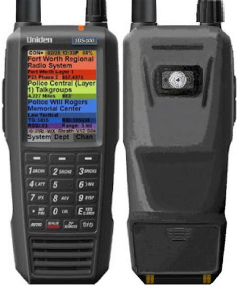 SDS100 - Uniden Handheld Digital Police Scanner