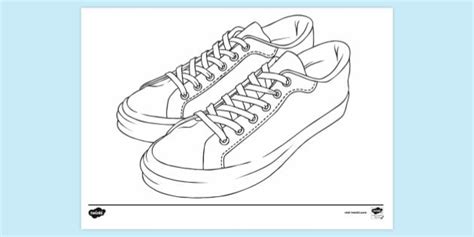 FREE! - Shoes Colouring Sheet | Colouring Sheets