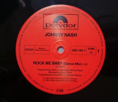 Johnny Nash - Rock Me Baby (1985, Vinyl) | Discogs