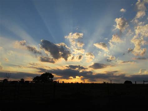 Sunset on the farm | Sunset, Outdoor, Celestial