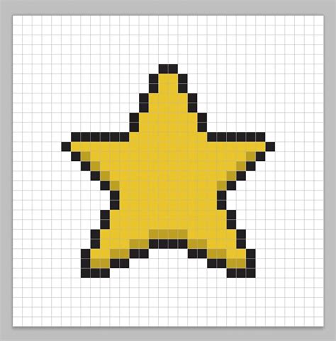 How to Make a Pixel Art Star - Mega Voxels