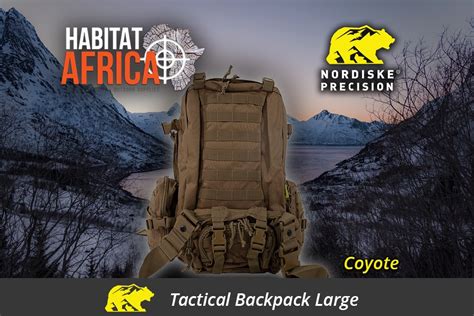 Nordiske Tactical Backpack Large Coyote | Habitat Africa