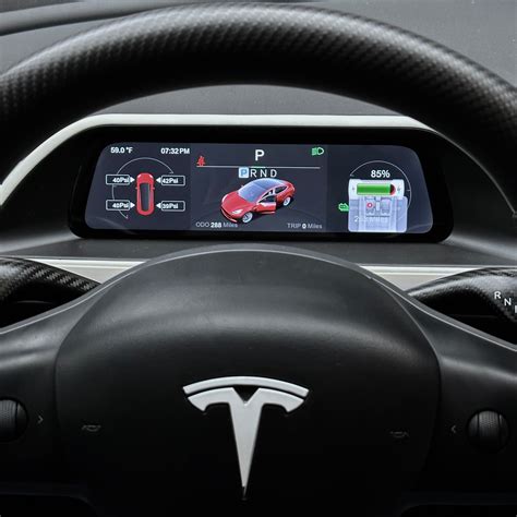 Tesla Model 3 & Y Dashboard Cluster Display with Door Panel Extensions – RPM TESLA Aftermarket ...