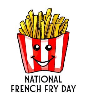 National French Fry Day in the US - Friday, July 12, 2024